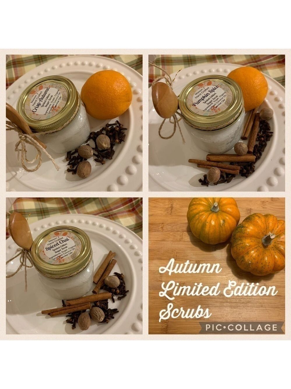 Hand Crafted Spiced Chai Sugar Scrub Large - Picture 3 of 11